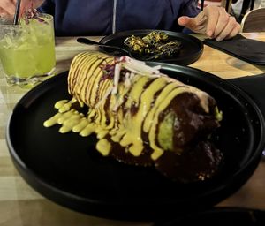 Best burrito ever! at Stache West Hollywood in West Hollywood