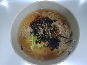 Korean traditional noodle at Daom Noodle 다옴국수 in Seoul