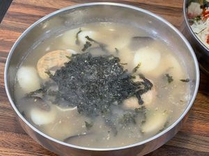 떡만둣국. Loved it  at Daom Noodle 다옴국수 in Seoul