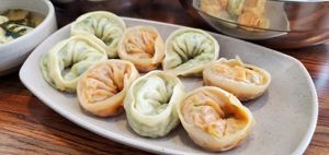 Vegetable dumplings at Daom Noodle 다옴국수 in Seoul