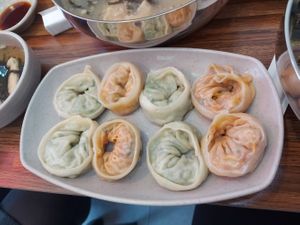 Dumplings at Daom Noodle 다옴국수 in Seoul
