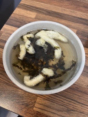 Seaweed soup  at Daom Noodle 다옴국수 in Seoul