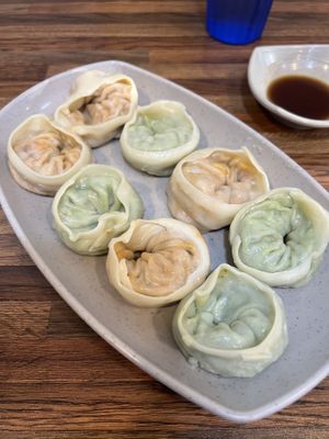 Vegan dumplings  at Daom Noodle 다옴국수 in Seoul
