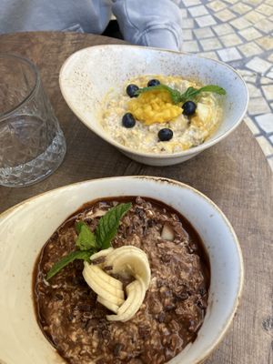 Bircher & choco bircher   at BYOKO in Malaga