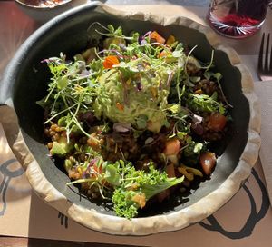 The lentil bowl #Veganuary at BYOKO in Malaga