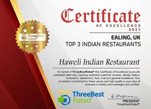 Best vegan Indian restaurant in Ealing  at Haweli of Ealing in West London