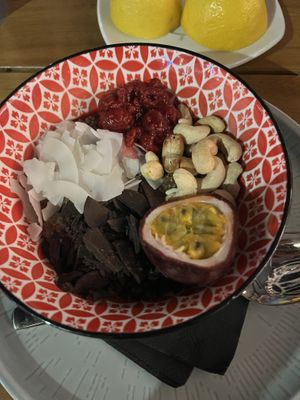 Cocoa Orange Chia Pudding  at Cafe Central in Ayia Napa