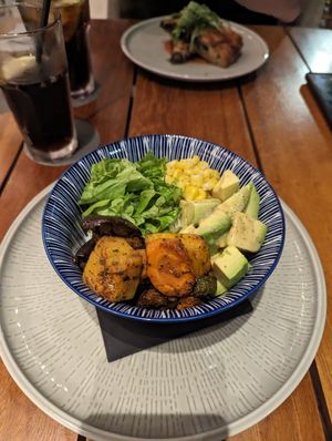 Build your own bowl at Cafe Central in Ayia Napa