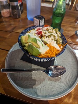 Taco bowl at Cafe Central in Ayia Napa