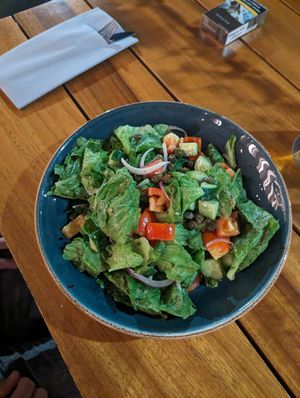 Village salad at Cafe Central in Ayia Napa