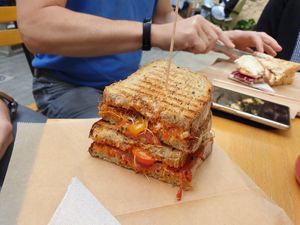 Sandwich at Balance coffee & wine in Znojmo