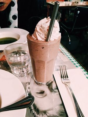 Oreo shake at Veggie4Love in Hong Kong Island