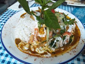 Laksa at Veggie4Love in Hong Kong Island
