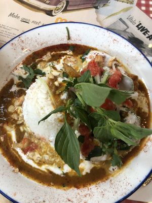 Laksa cha cha cha so good! at Veggie4Love in Hong Kong Island