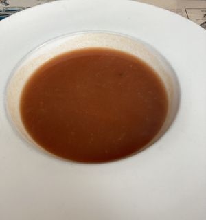 Spicy tomato soup  at Veggie4Love in Hong Kong Island