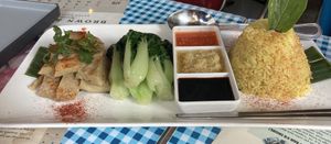 Soi Nam Chick’n Rice at Veggie4Love in Hong Kong Island