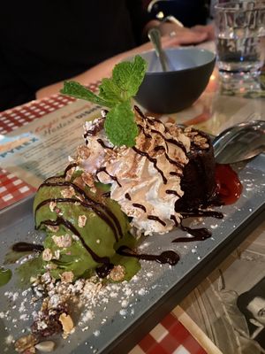 Chocolate molten cake at Veggie4Love in Hong Kong Island