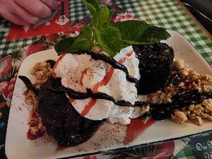 Chocolate dessert at Veggie4Love in Hong Kong Island