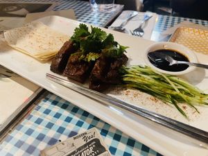 Peking duck wrap  at Veggie4Love in Hong Kong Island