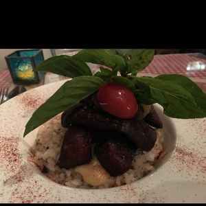 Garlicky Truffle Rice w/ Cashew Cheese at Veggie4Love in Hong Kong Island