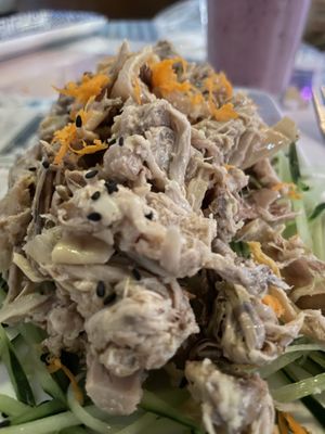 Chicken close-up  at Veggie4Love in Hong Kong Island