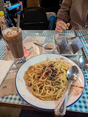 Carbonara at Veggie4Love in Hong Kong Island