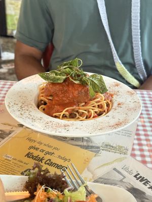 Red pepper spaghetti  at Veggie4Love in Hong Kong Island