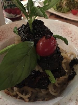 Truffle Portobello Spaghetti  at Veggie4Love in Hong Kong Island