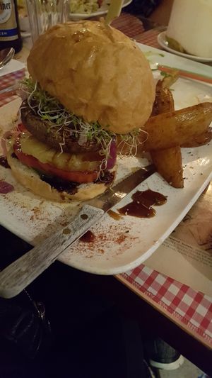 China Town Burger at Veggie4Love in Hong Kong Island