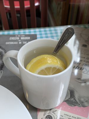 Hot Lemon Water at Veggie4Love in Hong Kong Island