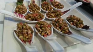 sprouted beans at Coco's Cafe at Lotus Hotel in Bangkok