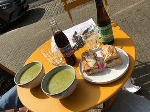  at Taylor's Cafe in Brussels