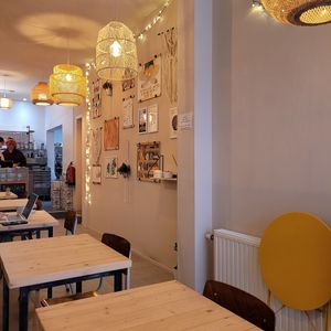 Interior at Taylor's Cafe in Brussels