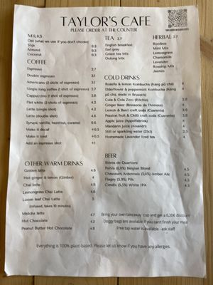   at Taylor's Cafe in Brussels