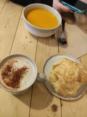 S at Taylor's Cafe in Brussels