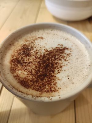 Chocolat chaud at Taylor's Cafe in Brussels