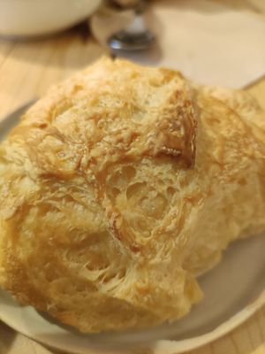 Croissant at Taylor's Cafe in Brussels