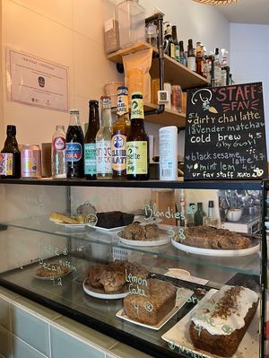 Home-made pastries 🧁  at Taylor's Cafe in Brussels