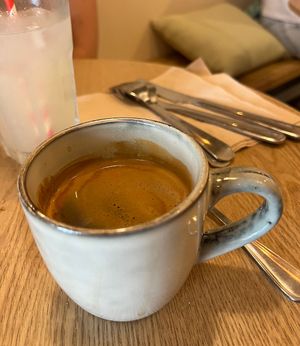 Americano ☕️   at Taylor's Cafe in Brussels