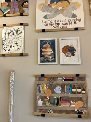 Cute posters 💕  at Taylor's Cafe in Brussels