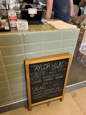 Menu of the day 📝  at Taylor's Cafe in Brussels