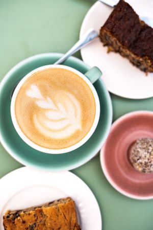 Homemade pastries and cakes at Taylor's Cafe in Brussels