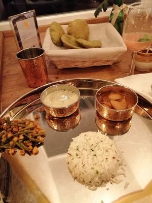 Diwali special: main at The Hungry Yogi  in Scionzier