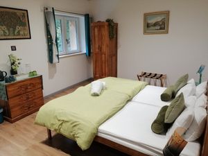 Interior of our room at The Hungry Yogi  in Scionzier