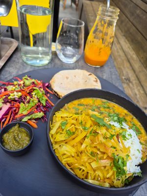 Lentils with rice at The Hungry Yogi  in Scionzier