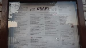 menu "craft" at Craft in Rabac