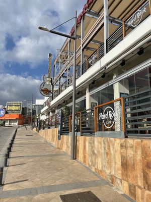 Main entrance  at Hard Rock Cafe in Ayia Napa