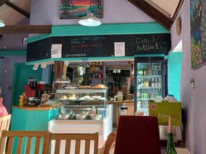  at Riverside Cafe in Newcastle Emlyn