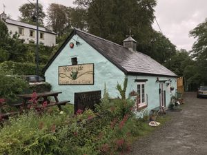 Putting a nice old building to good use. at Riverside Cafe in Newcastle Emlyn
