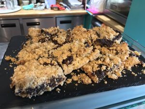 This date slice was strictly Yumsville Arizona. at Riverside Cafe in Newcastle Emlyn